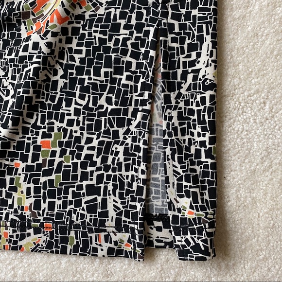 Bcbg midi printed skirt with slit - Picture 4 of 6